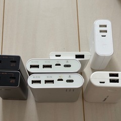 モバイルバッテリーセット 充電器　の画像