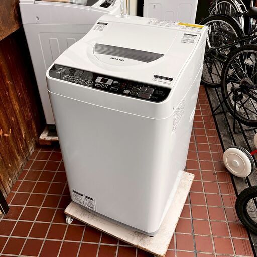 取りに来れる方限定！SHARPの全自動洗濯機です！ 取りに来られる方限定！！】SHARP 2018年製 全自動洗濯機