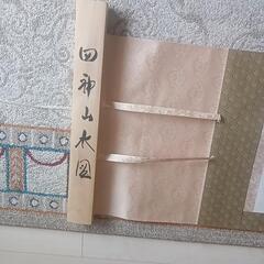 掛軸（田神山水図）の画像