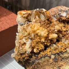 熱水鉱床　水晶　クラスター　晶洞あり　約700年の画像
