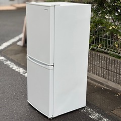 配送🉑【2020年製】IRIS OHYAMA（アイリスオーヤマ）ノンフロン冷凍冷蔵庫 IRSD-14A-Wの画像