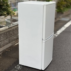 配送🉑【2020年製】IRIS OHYAMA（アイリスオーヤマ）ノンフロン冷凍冷蔵庫 IRSD-14A-Wの画像