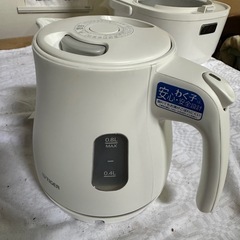 タイガーPCM-A080-WM(マットホワイト) わく子 電気ケトル 0.8L