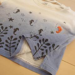 【80cm】子供 ベビー服 半袖シャツ Tシャツ 女の子 半ズボン パンツ 上下の画像