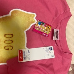 GU たべっこどうぶつ　コラボTシャツ　120cmの画像