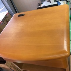 ◆早い方優先!! コンセント付き☆サイドテーブル ナチュラルブラウン☆の画像