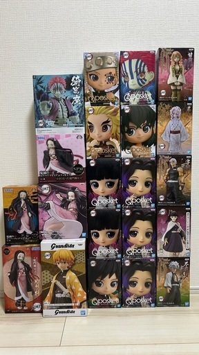 鬼滅の刃　Qポスケット　など　21個セット　まとめ売り フィギュア
