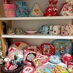 パッチワーク小物雑貨　展示販売