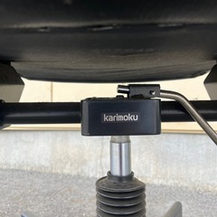 karimoku 家具　カリモク アームチェ椅子 イス キャスター付き　 の画像