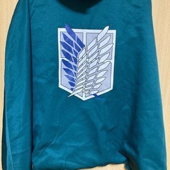 進撃の巨人 調査兵団エンブレム フード付き マント ポンチョ XXL
