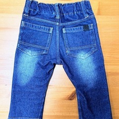 【F.O.インターナショナル】薄手デニムレギンスパンツ 90cm ネイビー系の画像