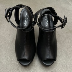黒　ハイヒールサンダル🖤23.5