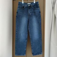 新品未使用　韓国　ジーンズ　セミバギーデニムパンツ