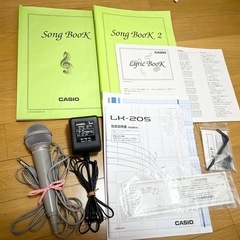 CASIO カシオ　電子キーボード　光ナビゲーション　LK-205　値下げしました　スタンド付 の画像