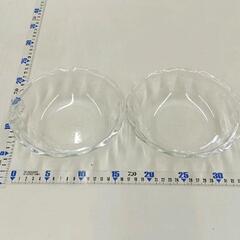 0509-151 ガラス皿2個セット