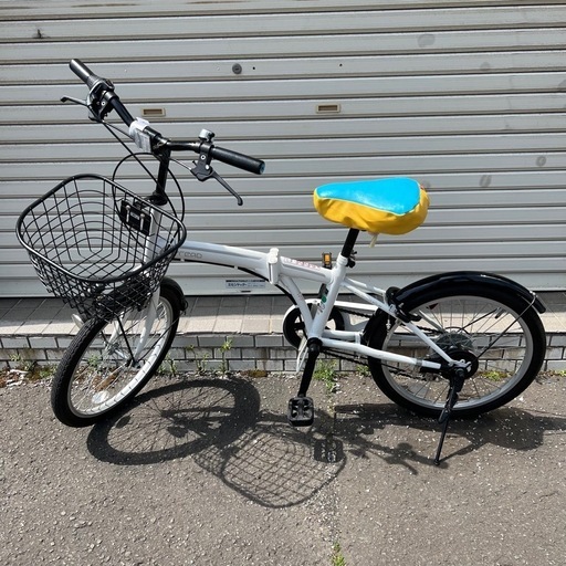 折りたたみ自転車 spread 20インチ 白