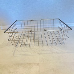 【美品】ニトリ　ワイヤーバスケット　クアドラド　ランドリーバスケットの画像