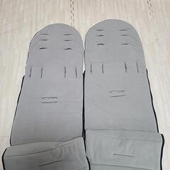         フットマフ   ベビーカー  双子ベビーカー ココダブルの画像