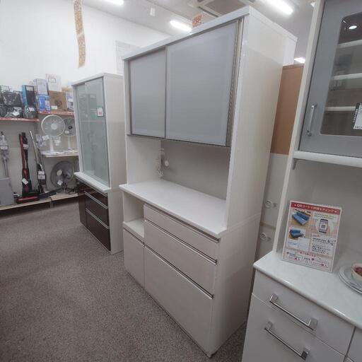松田家具 キッチンボード 食器棚 幅117.5cm ソフトクローズ 松田家具 キッチンボード 食器棚 幅117.5cm ソフトクローズ