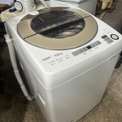 シャープ全自動電気洗濯機ES-SH7C-N