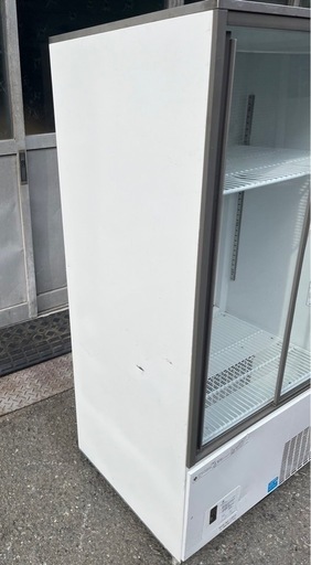 【動確済み】2019年 フクシマ リーチインショーケース CRC-080GLWSR 単相 100V 265L リーチイン 冷蔵ショーケース ビール瓶 厨房 大阪 CRU-080GSWSRX フクシマガリレイ スライド扉横型冷蔵ショーケース