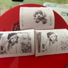 【中古】多機能ミニポータブルワイヤレスプリンター　セットの画像