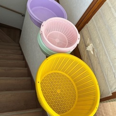 カゴとタライ　プラスちぃっくセット