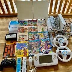 中古品　WiiとWiiUの全部セット