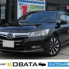 ホンダ　アコードハイブリッド【自社ローン対応可】黒革シート・純正...