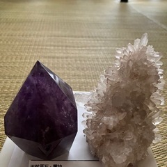 20%OFF❣️次は貴方に幸福を‼️最終お値下げ❗️天然原石🔮天然水晶🔮2個セット🔮の画像