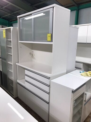 レンジボード　ホワイト　大容量　ファミリータイプ　ジャングルジャングル貝塚店　貝塚市　二色浜　リサイクルショップ