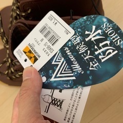 ワークマン　防水シューズ　Mサイズ　ブラウンの画像