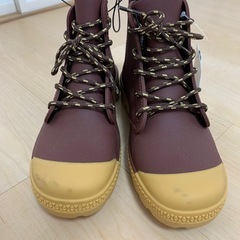 ワークマン　防水シューズ　Mサイズ　ブラウンの画像