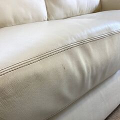 【商談中】イケア 3人掛け本革ソファ IKEA SANDHEMの画像