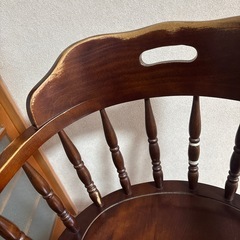 決まりました　難あり　木製ダイニングチェアー　の画像