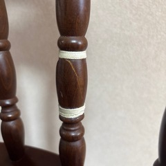 決まりました　難あり　木製ダイニングチェアー　の画像