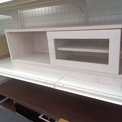 ★ジモティ割あり★  TV台 ホワイト H36×D34×W100...