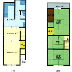 【西院駅徒歩3分！民泊・ゲストハウス・宿泊事業もOKの戸建貸家物...