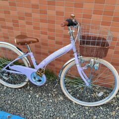 美品　子供用自転車　２４インチ　６段変速　