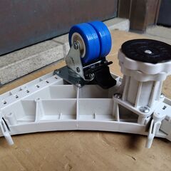 洗濯機 台 洗濯パン 冷蔵庫置き台  幅/奥行41~64cm 減音効果 防振パッド付き 防水パン 昇降可能 ドラム式洗濯乾燥機 キャスター付き かさ上げ 移動式　移動式・高さ調整可能の画像