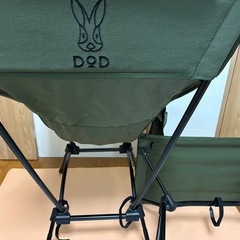 DOD ヤバイッス　2脚セット(カーキブラック)YABAISSU キャンプチェア DOD ヤバイッス 2脚セット(カーキ&ブラック)YABAISSU キャンプ