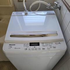 Hisense　洗濯機　HW-675A 7,5キロ 2020年