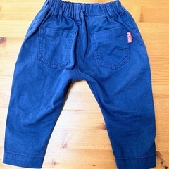 【mikihouse PiCNiC】ロングパンツ 長ズボン ネイビー 紺90cmの画像