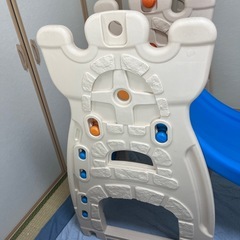 子供用ブランコ付き滑り台の画像