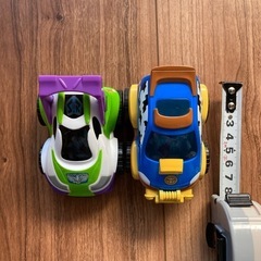 トイストーリー　ミニカー2台の画像