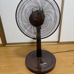 扇風機　ブラウン