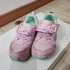 アリエル　ピンク　靴　16cmの画像