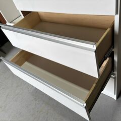 国産 山清工業 キッチンカウンター、キッチンボード、幅119cm Used キッチンカウンター 幅80cm 艶ありタイプ ハイグロス ステンレス