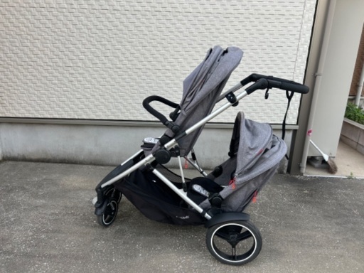 2人乗りベビーカー　フィルアンドテッズ　phil&teds Voyager