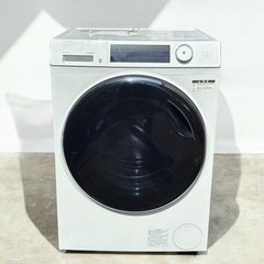 【美品】2022年製　ハイアールドラム式洗濯機 9.0kg　洗剤...